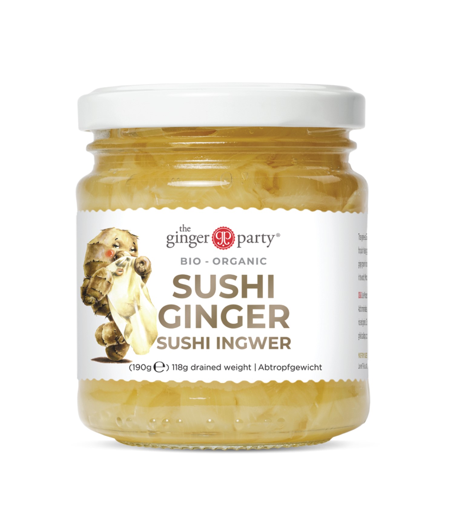Jengibre laminado para sushi The Ginger People 190g | ecológico
