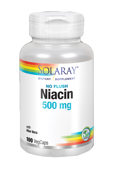 SOLARAY - NIACIN 500mg (NO RUBORIZANTE)