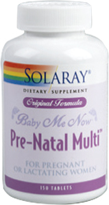 SOLARAY - BABY ME NOW - 150 TABLETAS