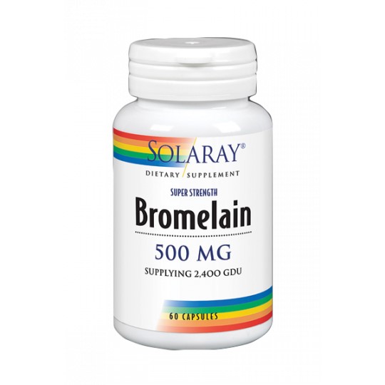 SOLARAY - BROMELAINA - 60 CAPS