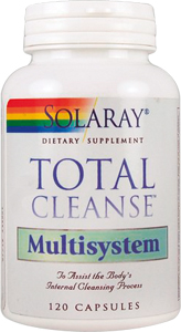 SOLARAY - TOTAL CLEANSE MULTISYSTEM 120 CAPS
