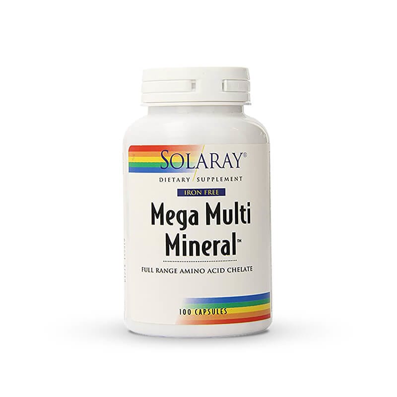 SOLARAY - MEGA MULTIMINERAL - 120 capsulas