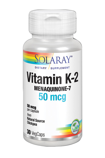 SOLARAY - VITAMIN K2 (MENAQUINONE7 ) 30 capsulas