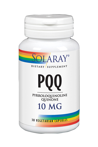 SOLARAY - PQQ (PYRROLOQUINOLINE QUINONE) 10mg - 30 capsulas