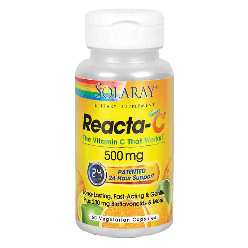 SOLARAY - REACTA C 500 MG - 60 VEGCAPS (PROMO)