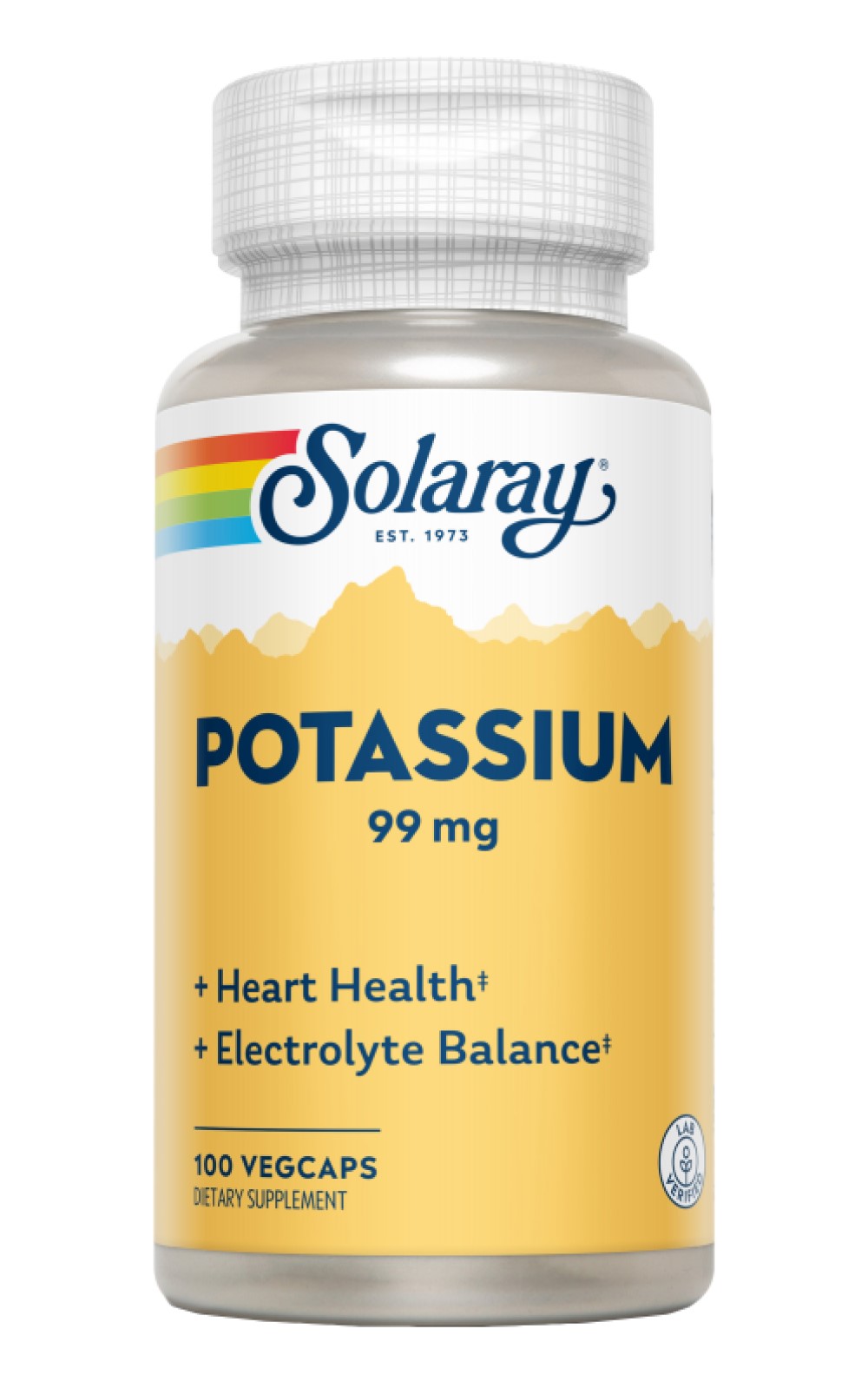 SOLARAY - POTASSIUM CITRATE 60 CAPSULAS