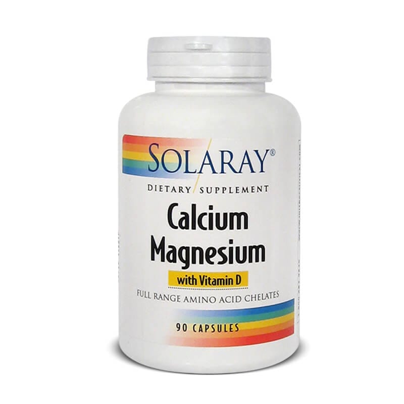 SOLARAY - CALCIUM AND MAGNESIUM 90 CAPS