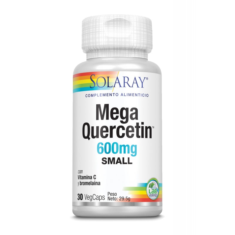 SOLARAY - SMALL MEGA QUERCITIN 600mg - 30 VEGCAPS