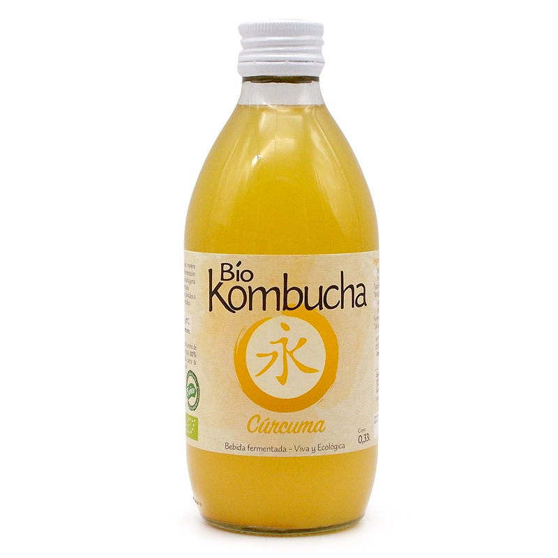 KOMBUCHERIA - KOMBUCHA CON CURCUMA 330ml BIO
