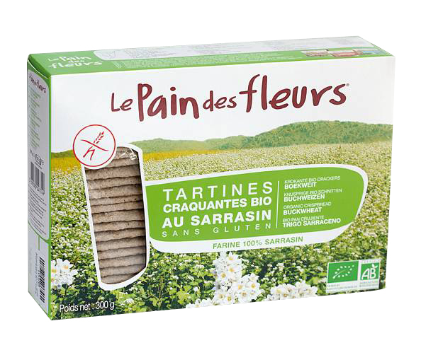 Tostadas de sarraceno 300g formato ahorro BIO Le Pain des Fleurs  [3380380047749]