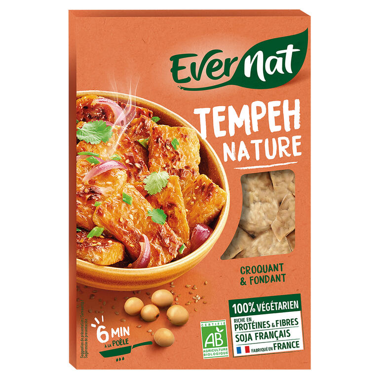 Tempeh de Soja Nature Ecológico   Evernat (200 g)  
