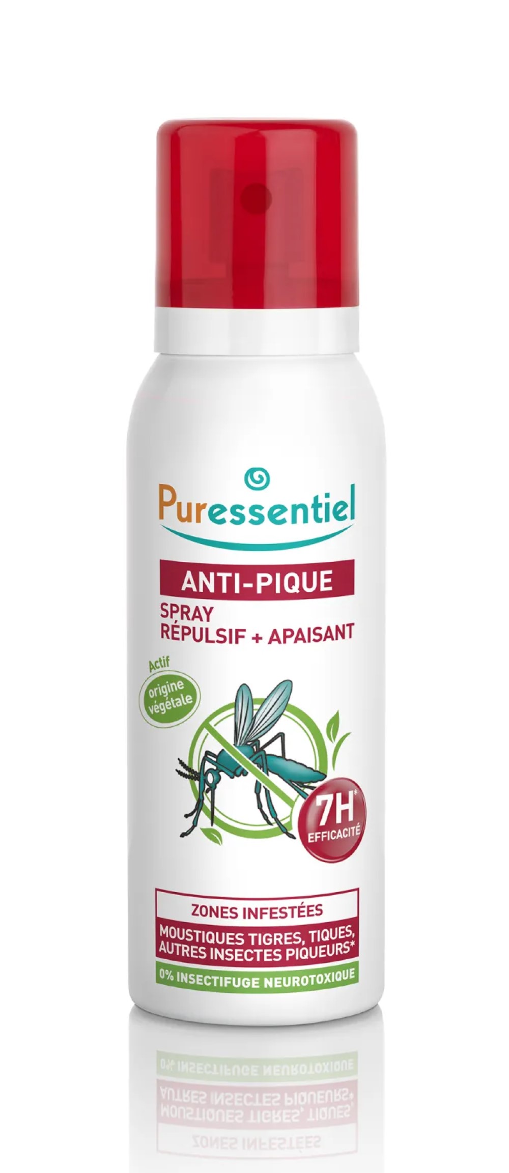 Spray anti-pic para los mosquitos 75ml Puressentiel | vegan