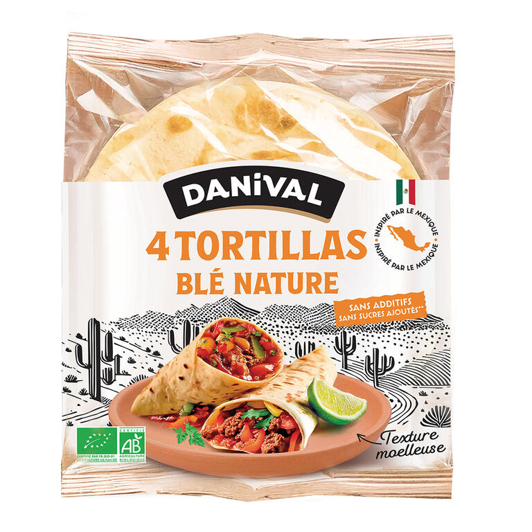 DANIVAL - TORTILLA TRIGO 300g BIO