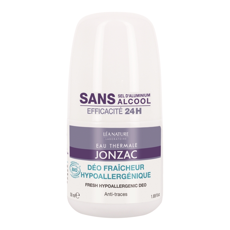 Desodorante frescor 24H sin aluminio Rehydrate 50ml Jonzac