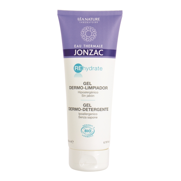 Gel dermo-limpiador de la gama Rehydrate 200ml Jonzac