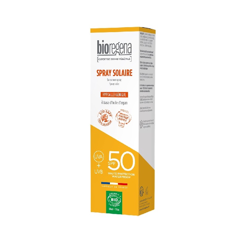 Protector solar facial y corporal SPF50 spray 90ml Bioregena