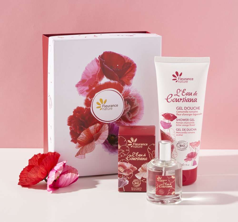 Cofre eau de Coursiana (perfume+gel de baño) Fleurance Nature