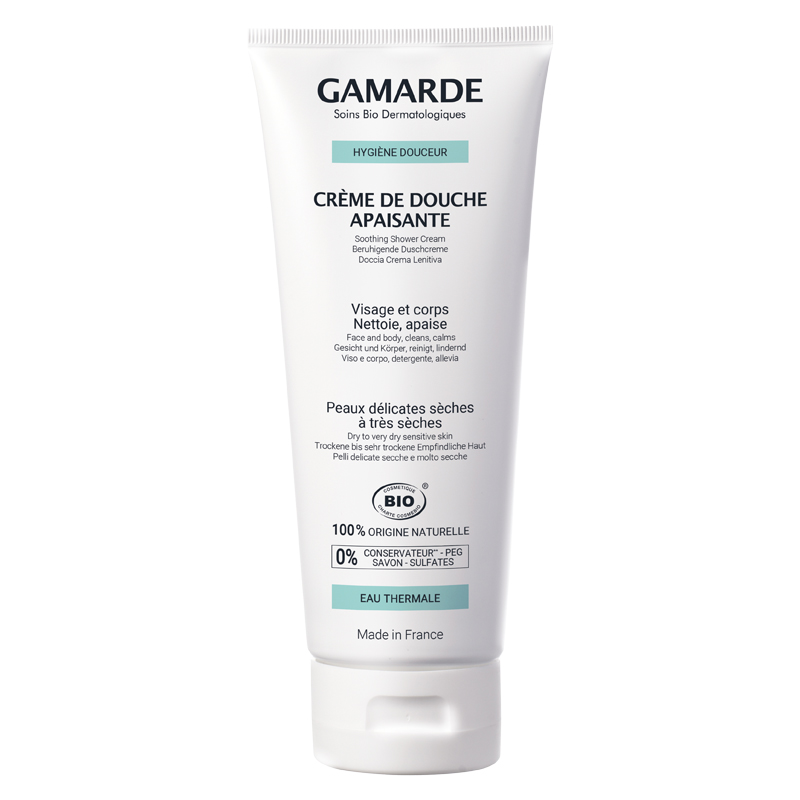Crema relajante de ducha para uso cotidiano
