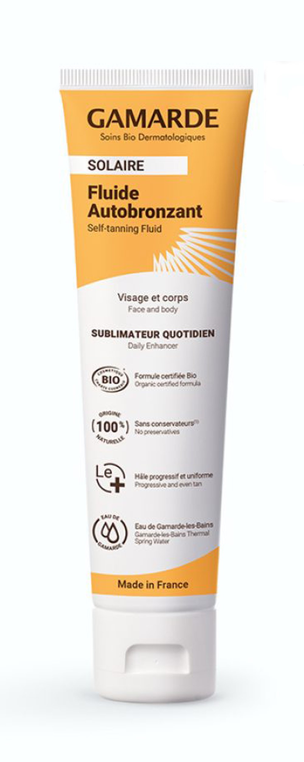 Fluido autobronceador 100ml Gamarde