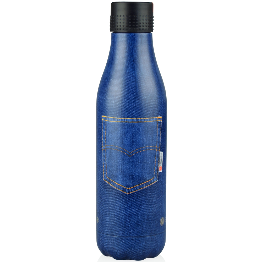 Botella Reutilizable de Acero Inoxidable   Diseño Vaquero | 500 ml | Aislante Térmica