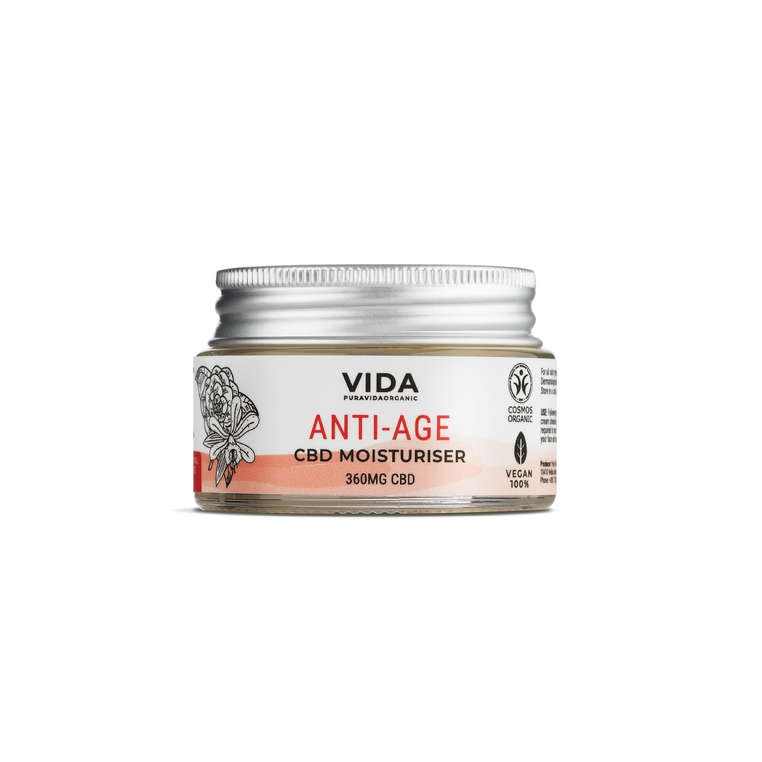 PURA VIDA - CREMA HIDRATANTE ANTI EDAD CON CBD 360mg