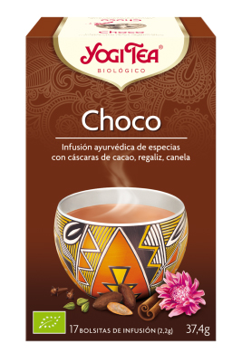 Infusión ayurvédica Choco ecológica 17 bolsitas Yogi Tea