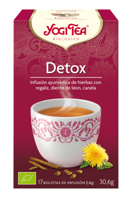 Infusión ayurvédica Detox Yogi Tea 17 infusiones | ecológico