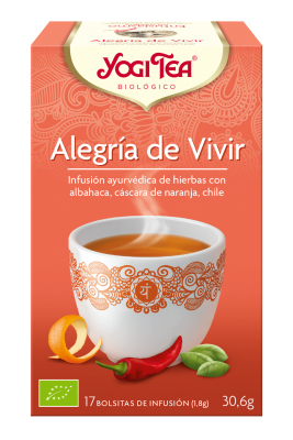 YOGI TEA - ALEGRIA DE VIVIR (RECONFORTANTE) BIO