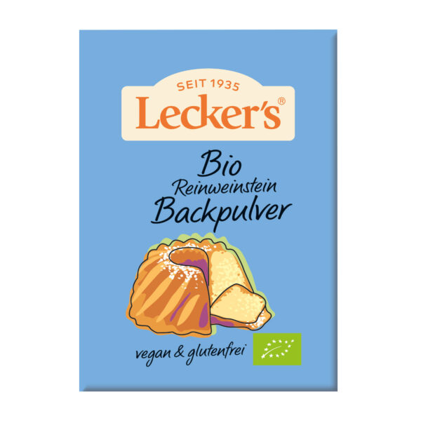 Levadura para pasteles 4x21g Lecker's | ecológico