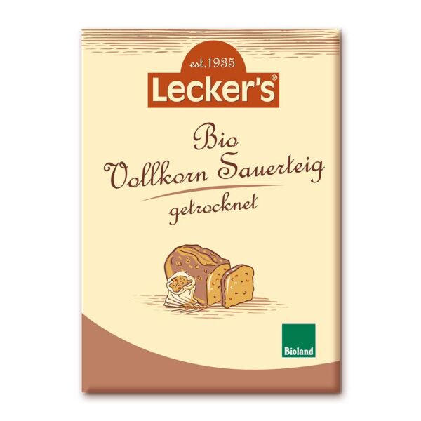 Levadura masa madre integral de centeno 30g Lecker's | ecológica