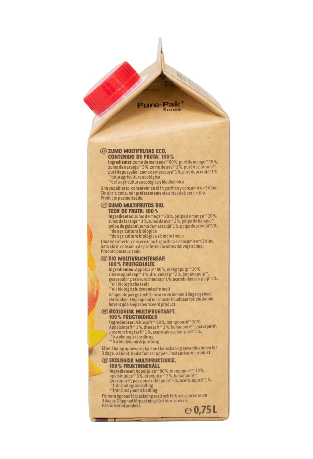 Zumo Multifrutas de Mango Ecológico   Voelkel Demeter 0,75 L 3