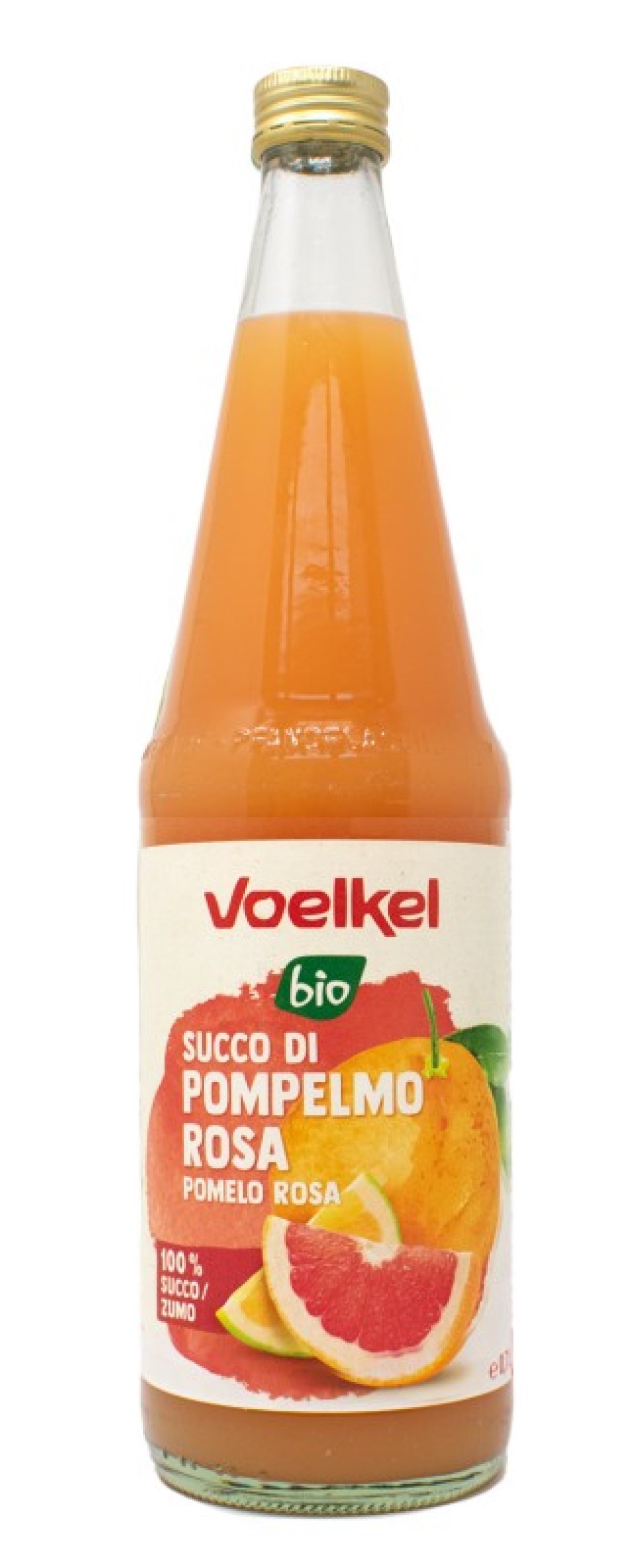 Zumo de pomelo rosa 0,7L Voelkel | ecológico demeter