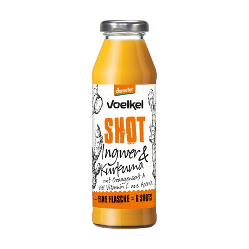 VOELKEL - SHOT JENGIBRE Y CURCUMA 280ml BIO