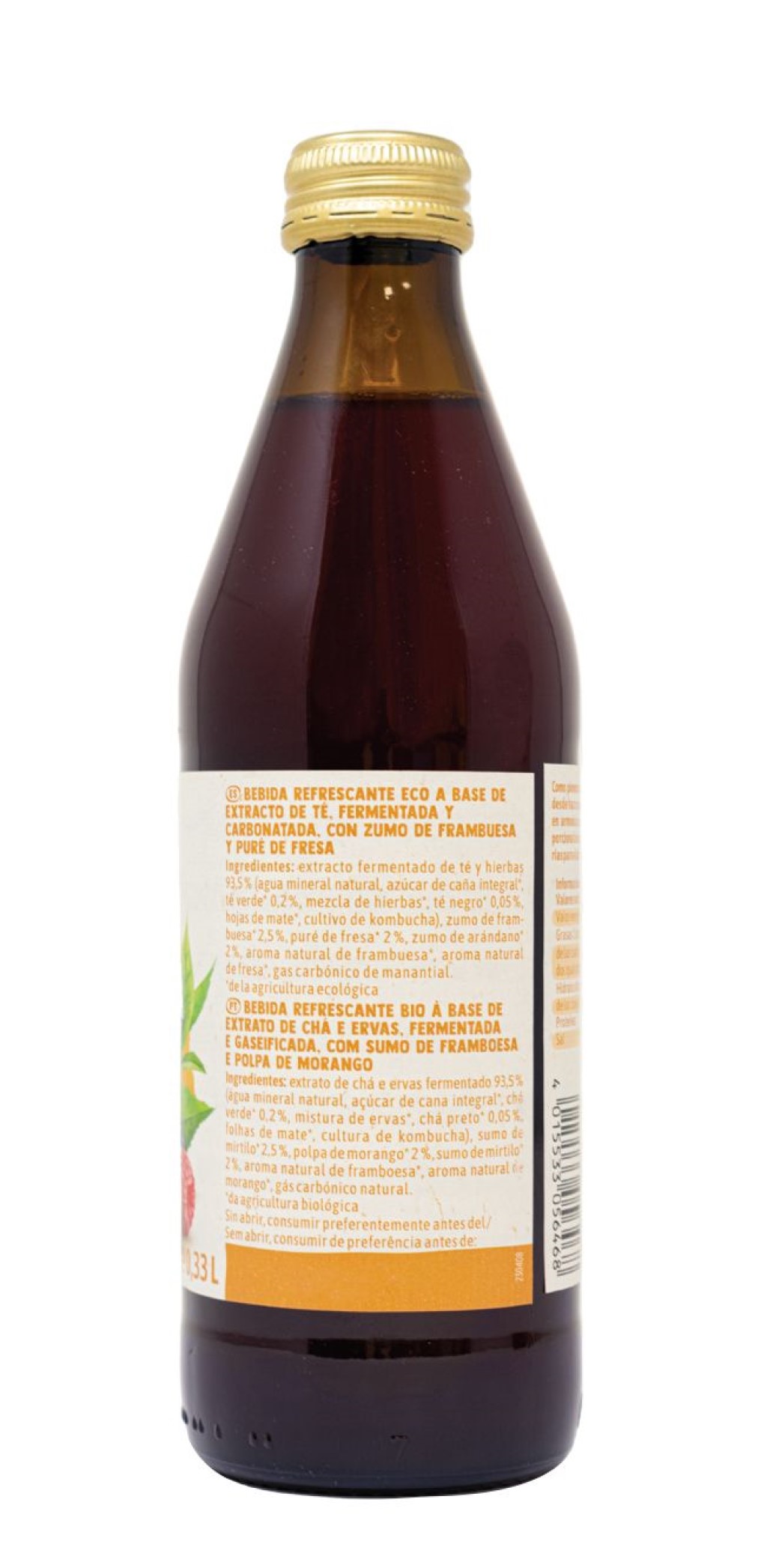 Kombucha frutos rojos 330ml Voelkel | ecológico  3