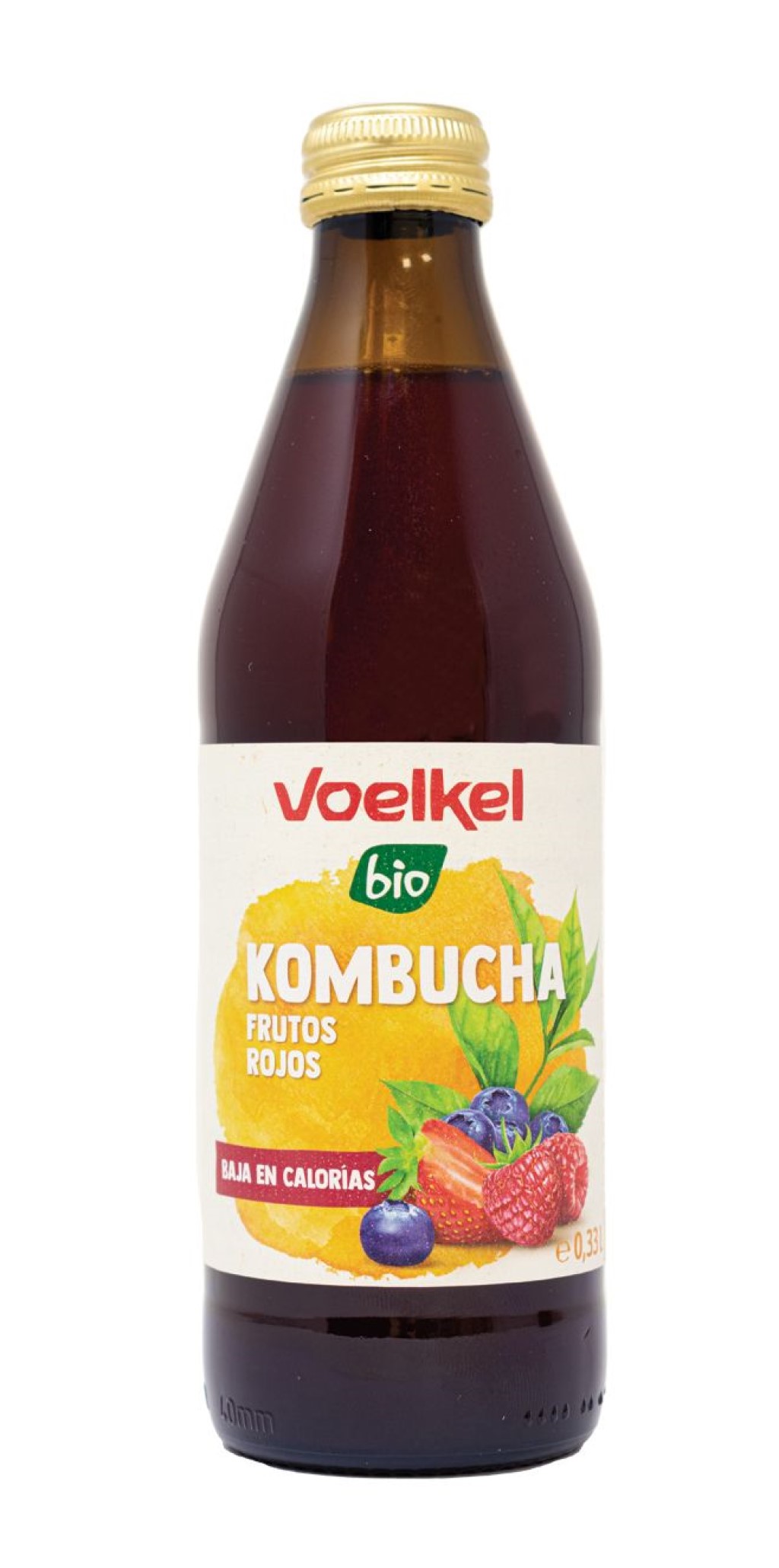 Kombucha frutos rojos 330ml Voelkel | ecológico 