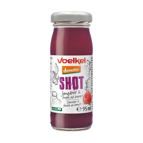 VOELKEL- SHOT DE JENGIBRE Y FRUTOS DEL BOSQUE DEMETER 95ML BIO (PROMO)