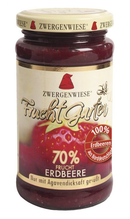 ZWERGENWIESE - CONFITURA EXTRA DE FRESA SIN AZUCAR 255g BIO (ENCARGO)