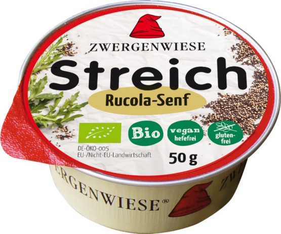 Paté vegano con rúcula y mostaza 50g BIO Zwergenwiese