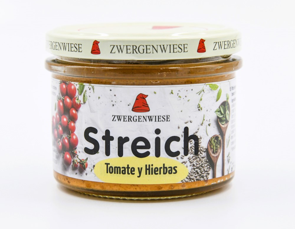 Paté vegano con Tomate y Hierbas Zwergenwiese 180g | Ecológico