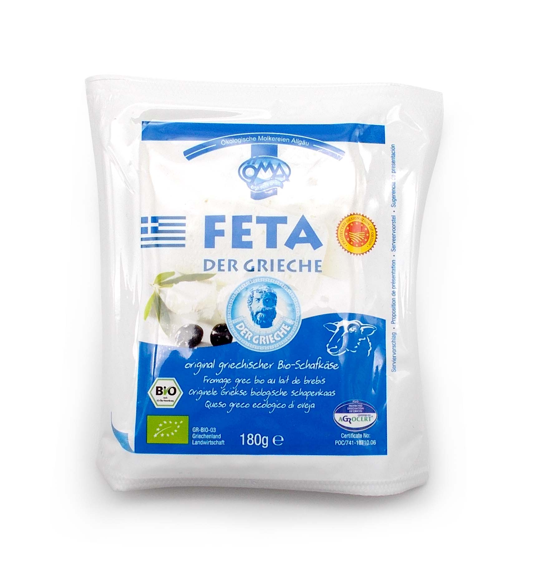 OMA - QUESO FETTA 180g BIO