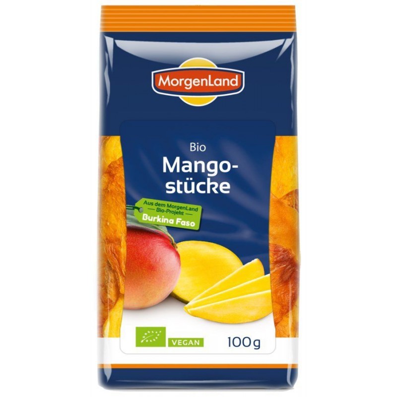Mango deshidratado 100g Morgenland | ecoológico