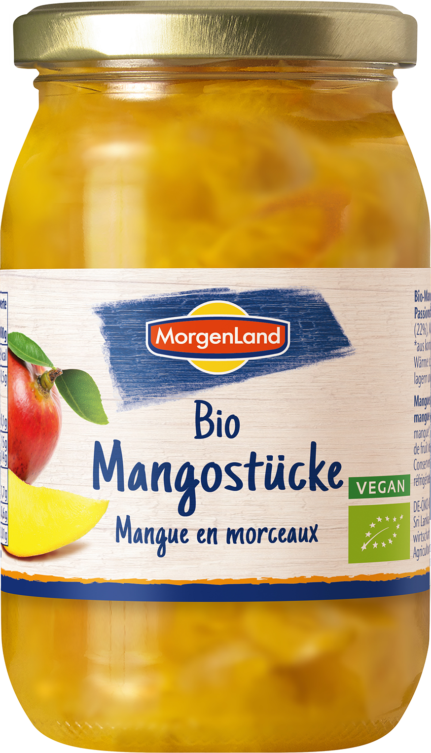 Mango en almibar a trozos 350g Morgenland | ecológico