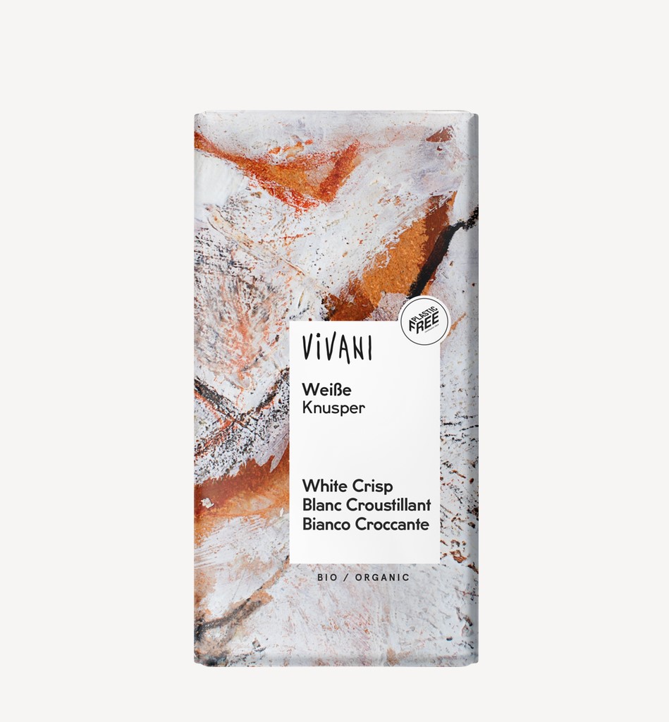 VIVANI - CHOCOLATE BLANCO CON CRISPIS DE ARROZ 100g BIO
