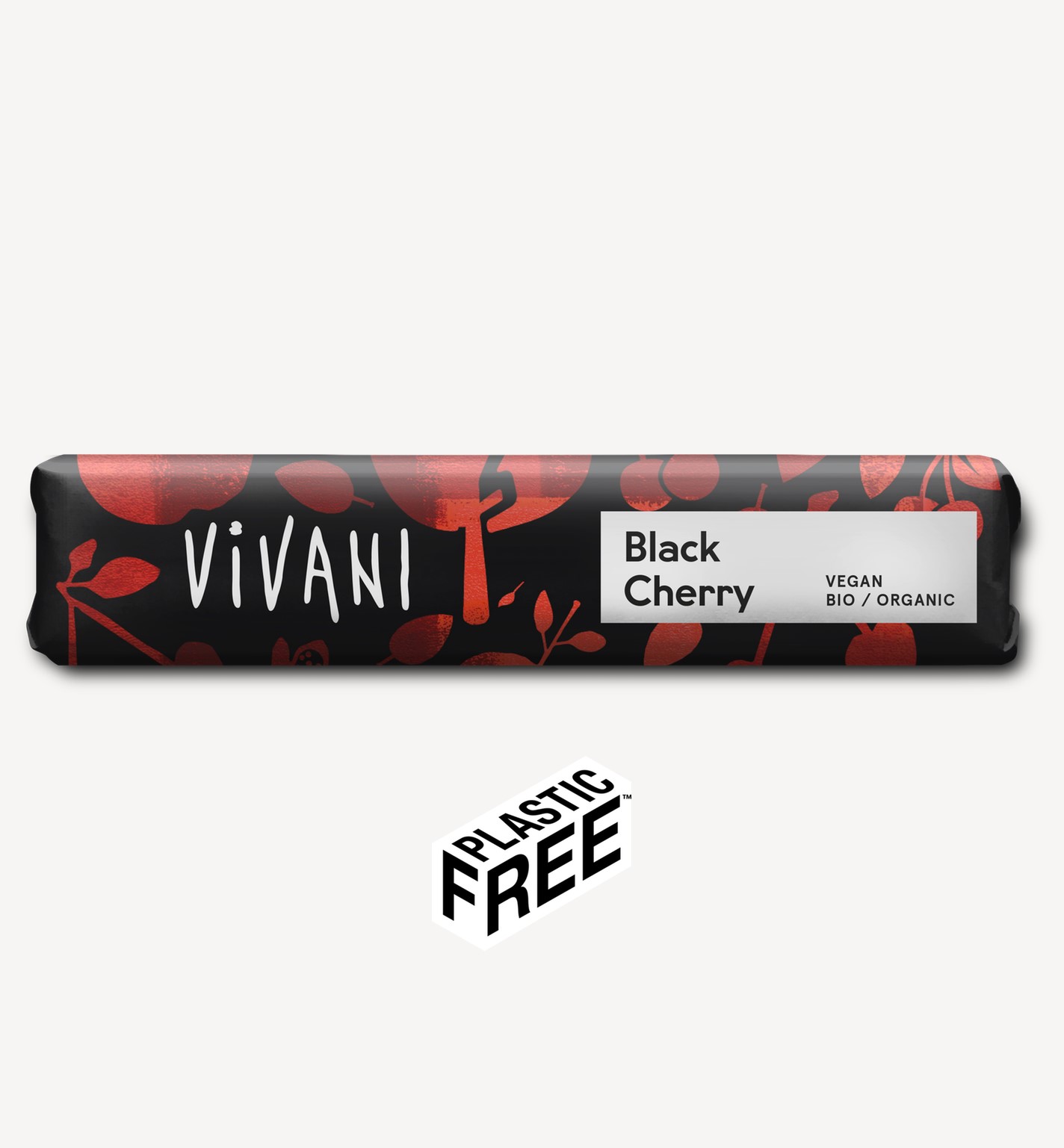 Chocolate negro con cereza Vivani barrita 35g | Ecológico
