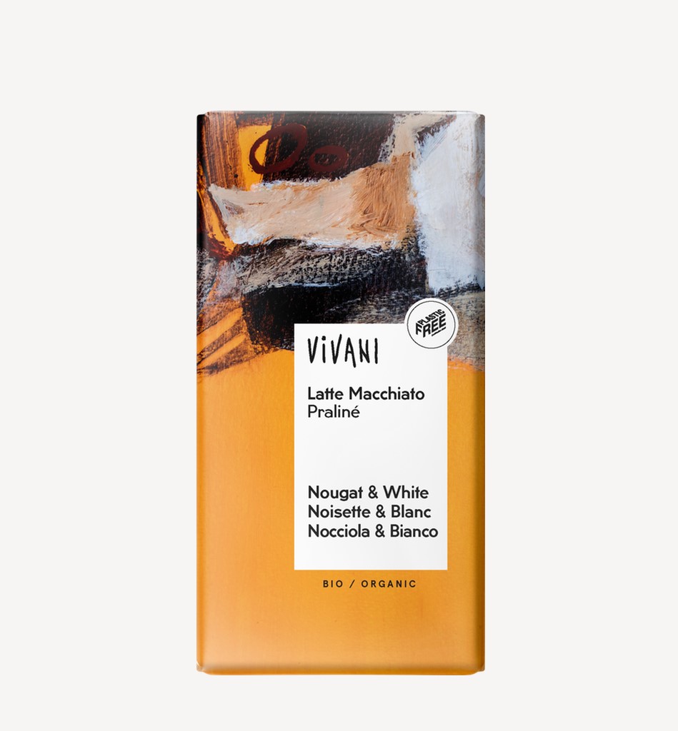 VIVANI - CHOCOLATE LATTE MACCHIATO PRALINE 100g BIO
