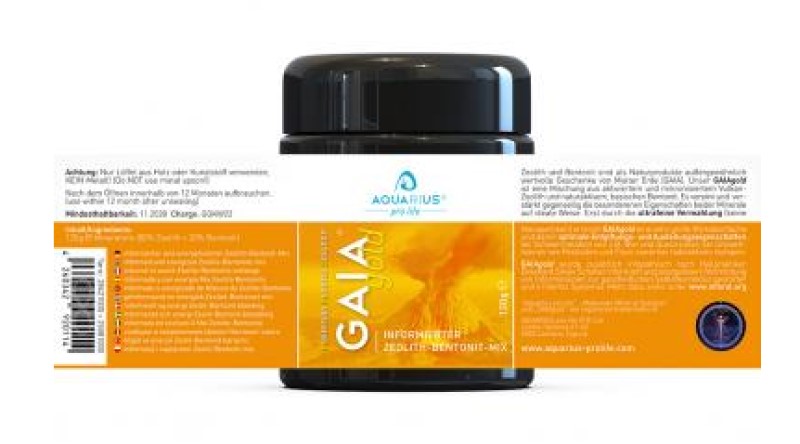Zeolita y Bentonita Gaia Gold 120g 2