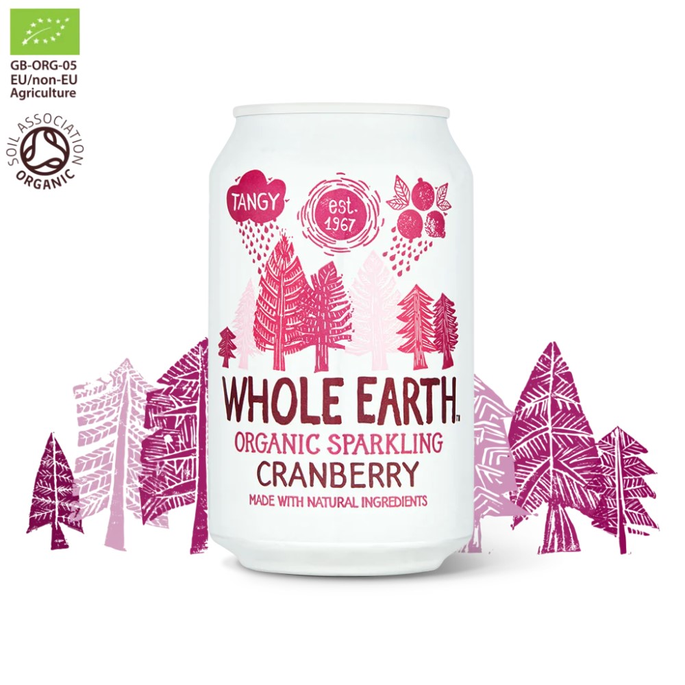 WHOLE EARTH - REFRESCO ARANDANOS 330ml BIO