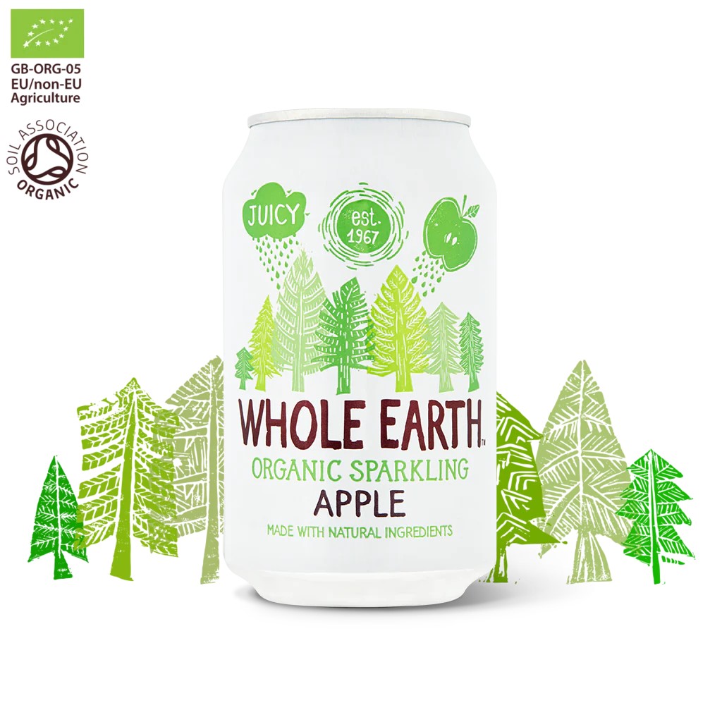 WHOLE EARTH - REFRESCO MANZANA 330ml BIO