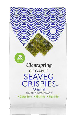 Snack alga nori tostada Clearspring 4g | ecológico