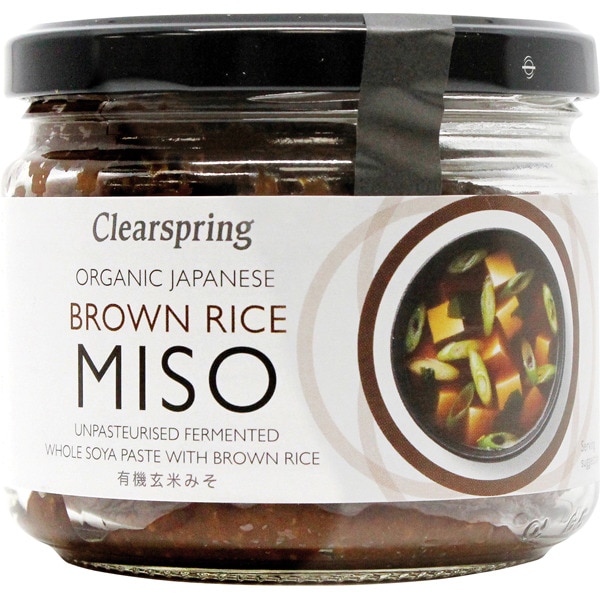 Genmai miso no pasteurizado 300g Clearspring | ecológico
